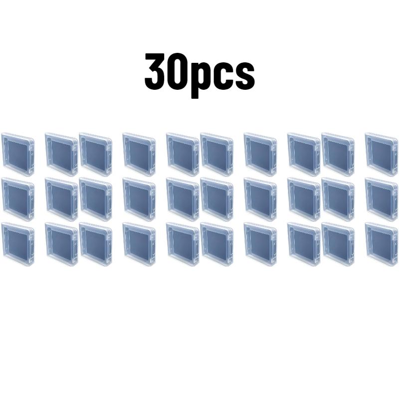 

30 Pcs 3DS Game Card Storage Boxes Hard Protective Game Cartridge Holder Anti Dust Anti Drop Display Organizer Portable Storage