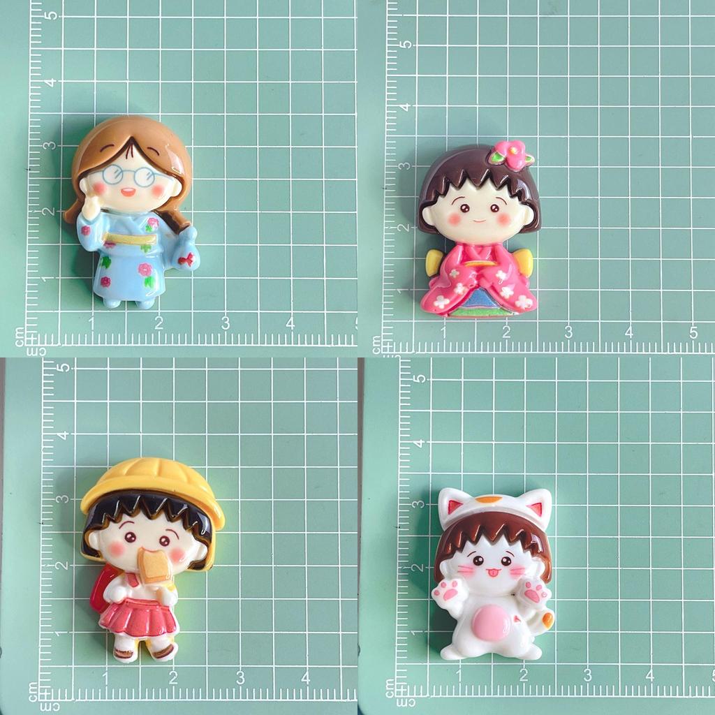 Diy Craft Accessories Lovely Cherry Girl Resin Pieces Creamy Gel Hair Accessories Cup Embellishment Pendant Shoe