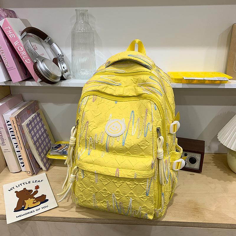 Korean Version of The Sen Series Large Capacity Backpack High School Students Fashionable Lightweight Backpack