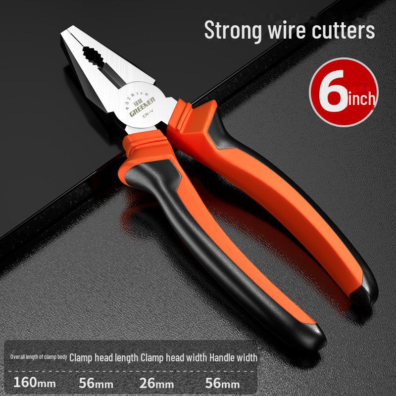 Green Forest 8-Inch Multi-Function Wire Cutters & Pliers – Industrial-Grade Hand Tool for Electricians