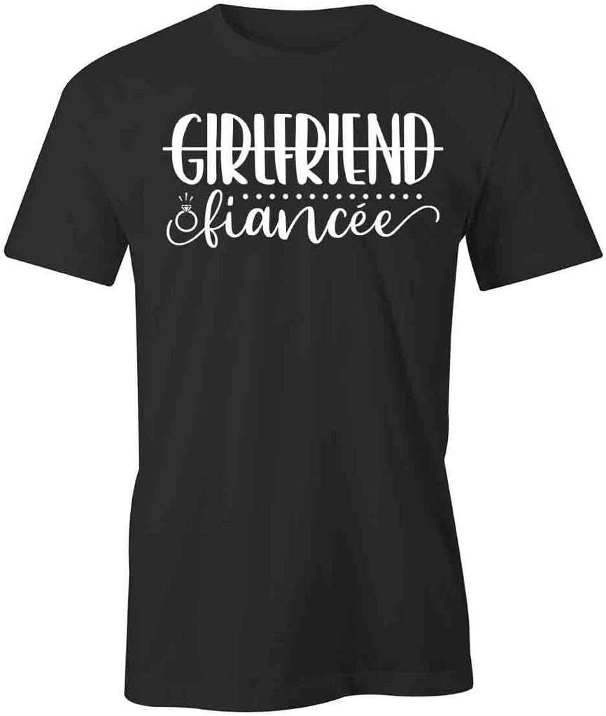 GIRLFRIEND FIANCEE TShirt Tee Short-Sleeved Cotton CLOTHING ENGAGEMENT S1BSA381