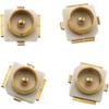 E-outstanding 4PCS IPEX/IPX U.FL SMD SMT Solder for PCB Mount Socket Jack Female RF Coaxial Connector Antenna Block