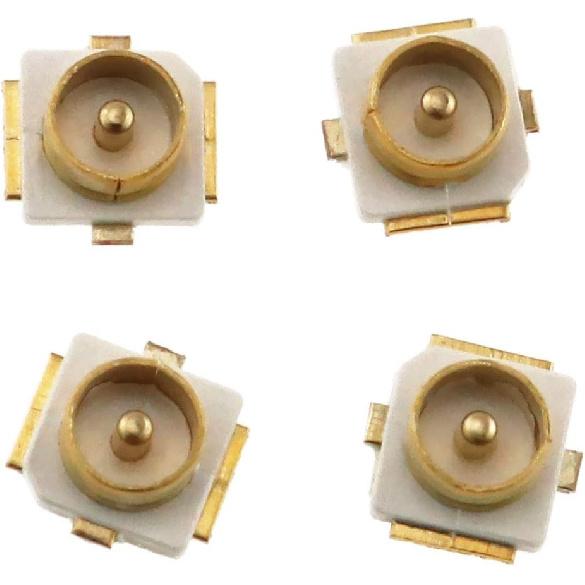 E-outstanding 4PCS IPEX/IPX U.FL SMD SMT Solder for PCB Mount Socket Jack Female RF Coaxial Connector Antenna Block