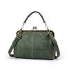 Borsa a Mano & Borsa a Tracolla Messenger da Donna Retro in Pelle Opaca Primavera/Estate 2026