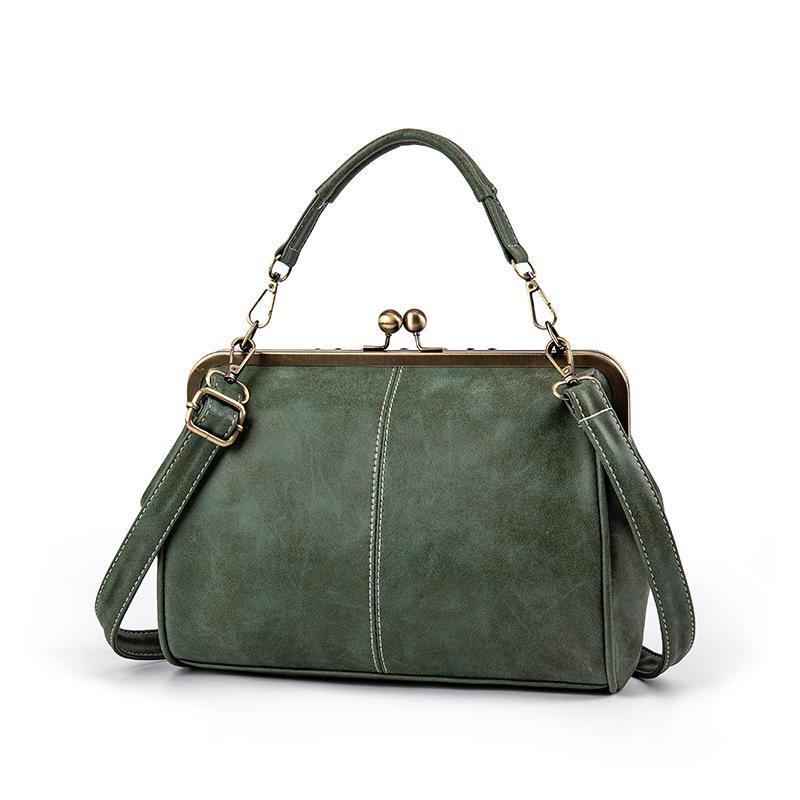 Borsa a Mano & Borsa a Tracolla Messenger da Donna Retro in Pelle Opaca Primavera/Estate 2026