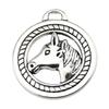 Antique Horse Pendants Metal Animal Charms For DIY Jewelry Handmade Craft Supplies