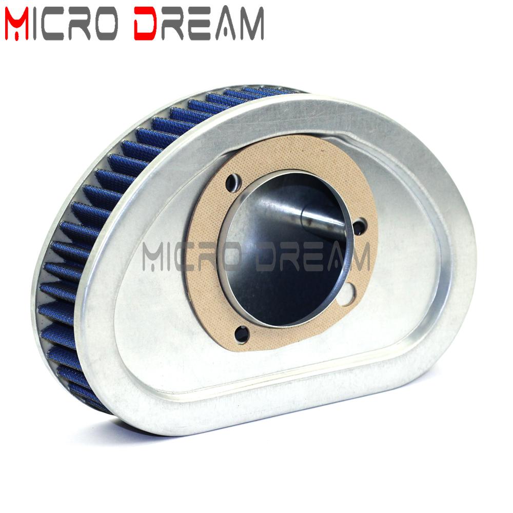 Cotton Gauze High-Flow Air Filters Intake Air Cleaner For Harley Dyna Street Fat Bob Super Glide Custom FLD FXD FXDF FXDB FXDC