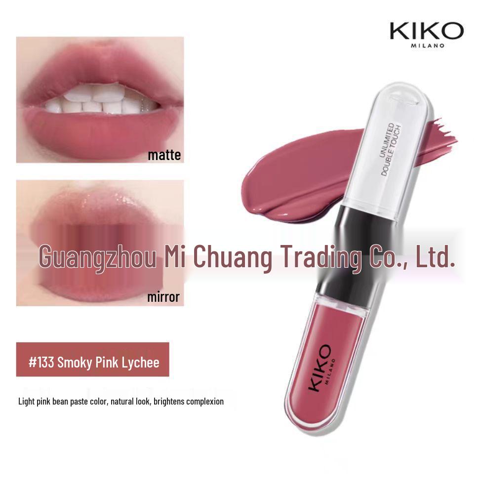 KIO 3D Lip Gloss: Single-Head 17 Lip Glaze, 19 Tint, High-Quality Watery Shine Lipstick