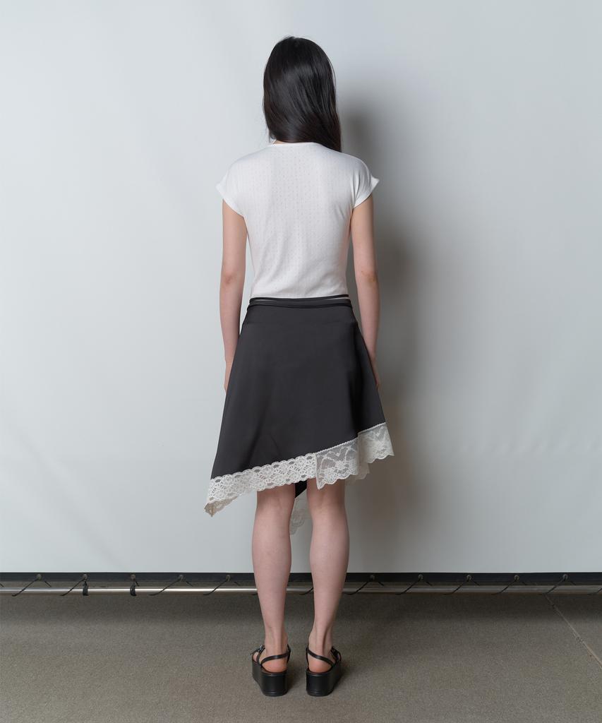 Bopeu Ellie Lace Spiral Skirt (Black)