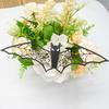 3D Hollow Out Bat Sticker 48PCS/Set Mixed Various Size Black Horror Bats DIY Decorations for Thrilling House Halloween Party ZYF