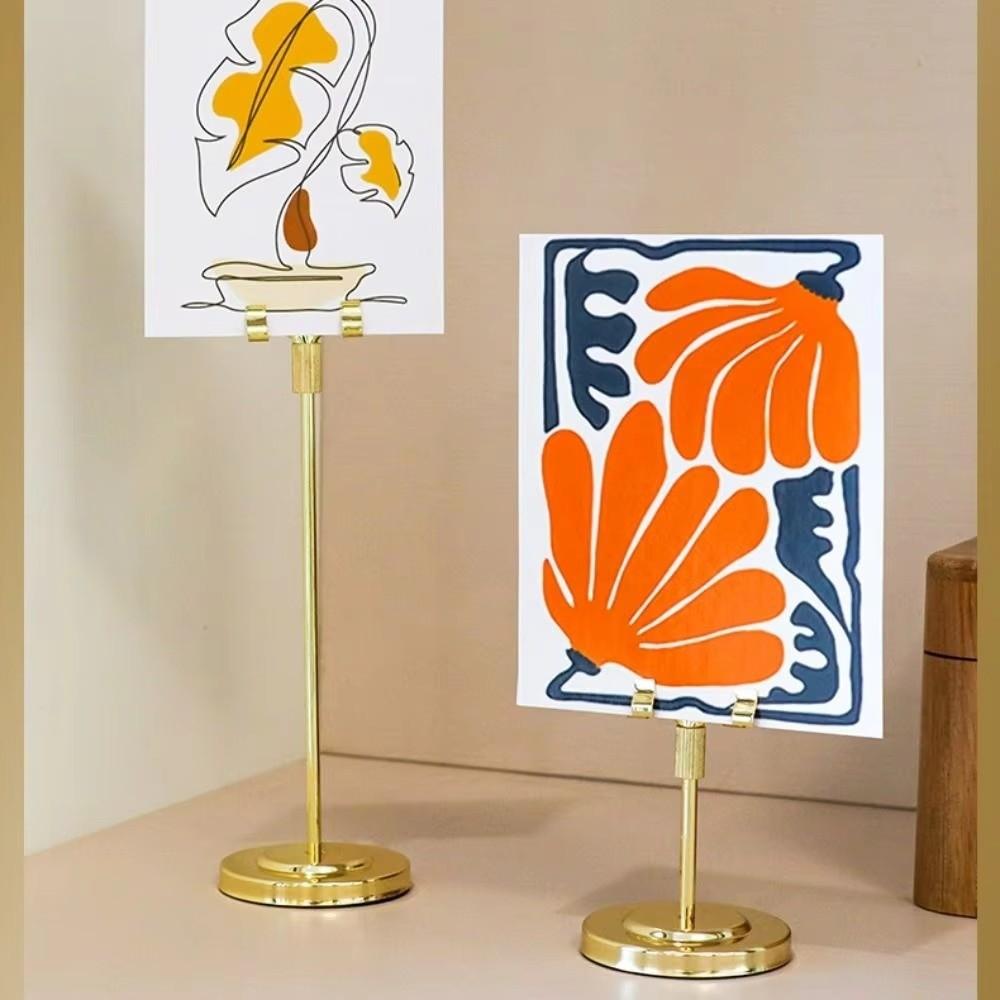 Vertical Memo Clip Holder Stable Base Place Card Holder Convenient Table Number Stand Desktop