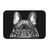 1pc French Bulldog Cute Dog Floor Printed Mat, Non-slip Mat, Machine Washable Polyester Fabric, Suitable for Bedroom Living Room