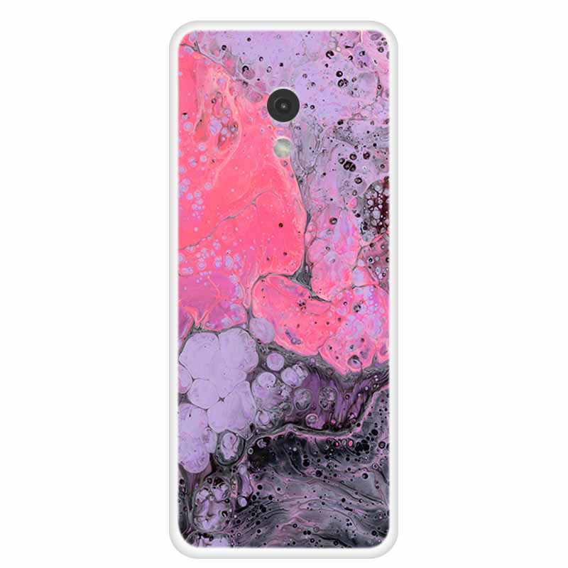 Pour Nokia 215 4G 2024 Coque Nokia 235/220 4G 2024 Marbre Peint Transparente TPU Coque Arrière pour Nokia220 4G Coque de Protection ClearShell