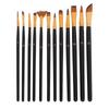 12Pcs Paintbrush Multifunction Convenient Brush Set for Professional Artists Painters