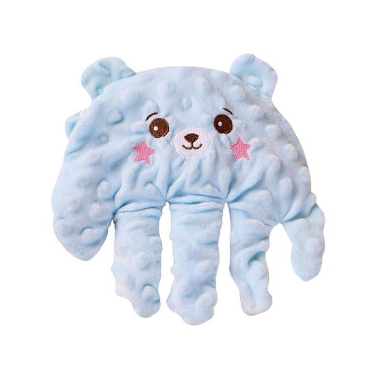 Baby Schnuller Handfläche Plüsch Beruhigende Handfläche mit sanftem Klopfen Fernbedienung Weiches Säuglings Beruhigungsspielzeug Schlafhilfe für Neugeborene Mädchen Jungen