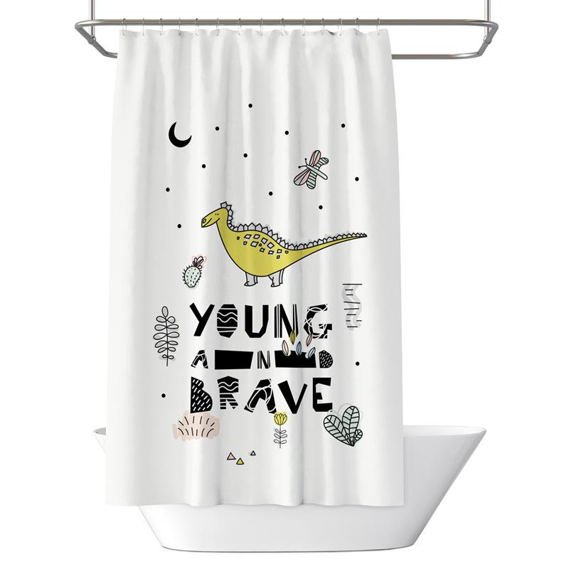 Zagęszczona wodoodporna kurtyna łazienkowa Odporna na pleśń Zasłona prysznicowa Zasłona prysznicowa Zasłona działowa Zasłona prysznicowa Zasłona łazienkowa Bez perforacji