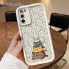 Phone Case: 2D Flat Samsung Galaxy A34 A35 M05 M06 S20 S22 S21 FE Plus 5G Protective Case, Stackable Cats, Christmas and Halloween Gifts