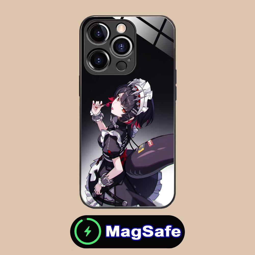 Zenless Zone Zero Ellen Joe Phone Case for iPhone 17 16 15 14 13 12 11 Pro Max Plus Mini MagSafe Glass Colour Cover Pretty Cover