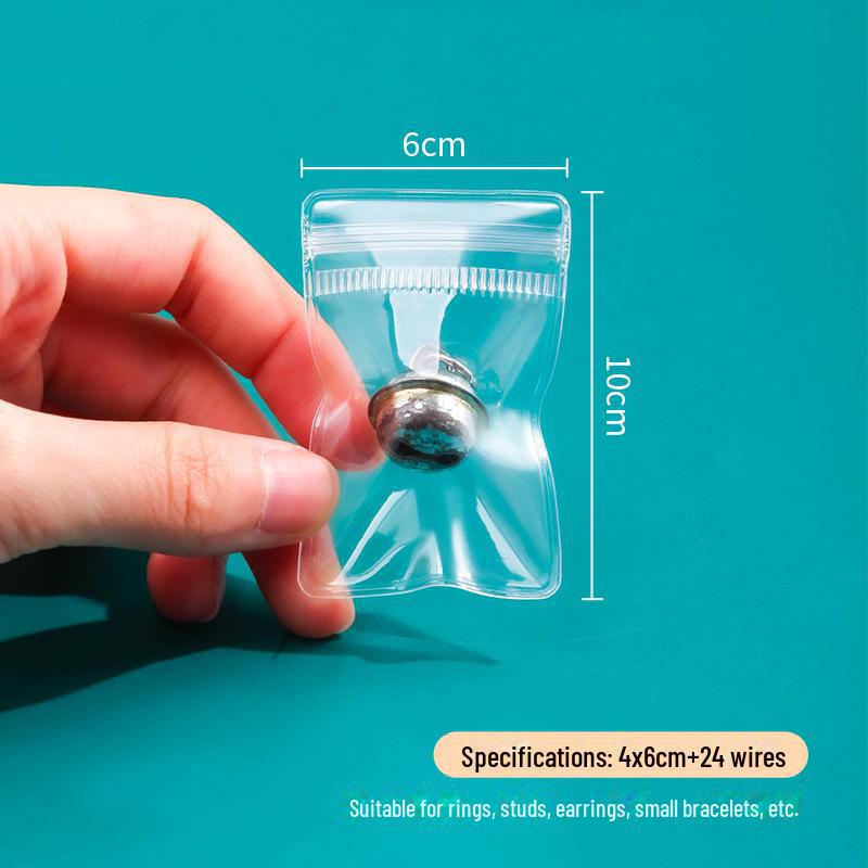 

Высокопрозрачный антиокислительный ювелирный пакет с застежкой-молнией