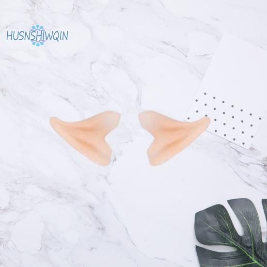 2Pcs Realistic Elf Ears Halloween Makeup Props Add Charm Wide Application Elf Ears for Avatar Goblin Fairy Costumes