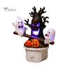 Soft Glow Night Light Halloween Light, Plug-in Resin Seesaw Ghost And Dead Tree Indoor Lighting Lamp, Waterproof Spooky Decor for Bedroom, Party