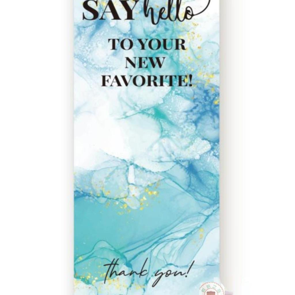 50 Rectangular Creative Sealing Sticker Labels for Handmade Gift & Baking Packaging