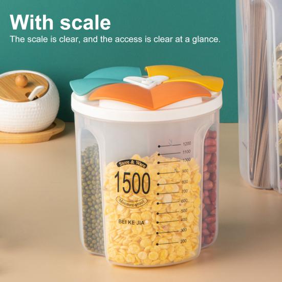 Cereal Containers Air Tight Safe PP Plastic Multi-purpose Food Storage Tank for Home