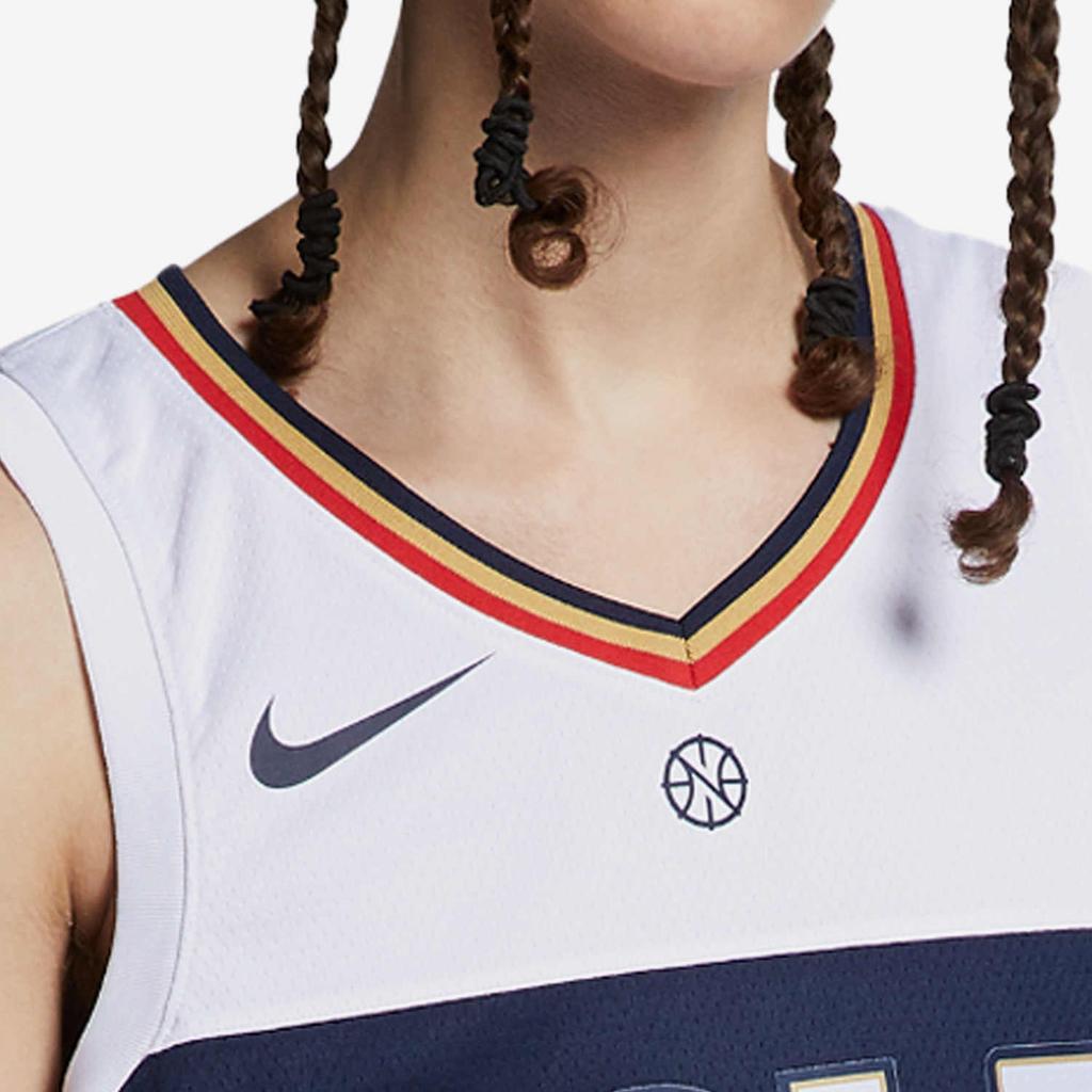Nike Earned Edition NBA ANTHONY Davis City Edition Swingman Jersey White Men's BQ6411-100