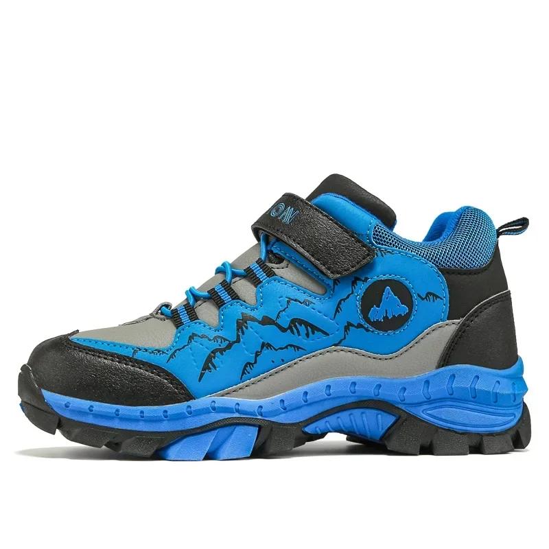 Winter Boys Boots Kids Snow Boots Sport Children Shoes For Boys Sneakers Fashion 2025 New Leather Child Girls Shoes Size 31-40