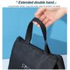 Portable Thermal Insulated Hand Zip Handbags Office Lunch Bags Food Tote Picnic Bag Cooler Bags