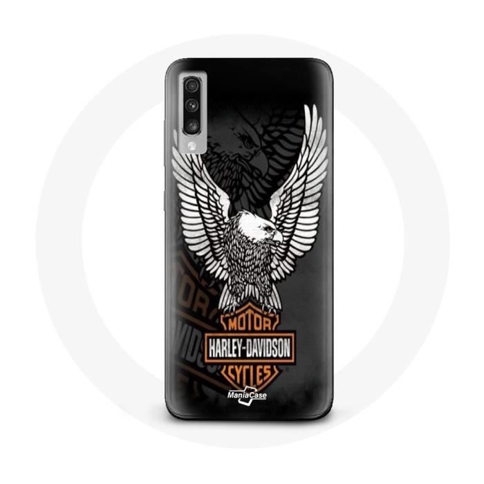 Samsung Galaxy A70 Case Harley Davidson Eagle Logo