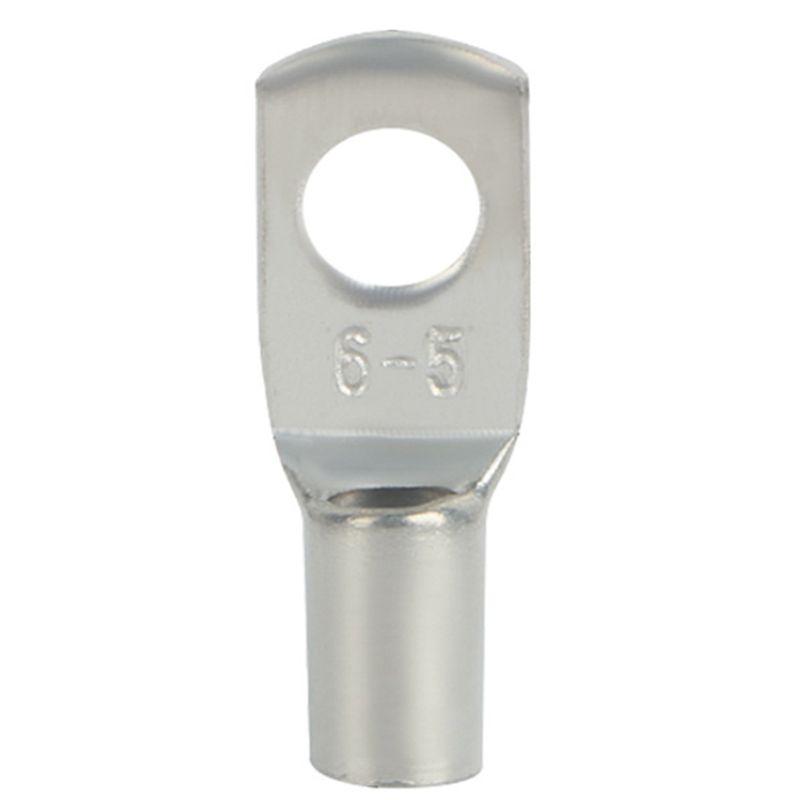 

AEE4-Copper Lug Loop Connector Cable Voltage Terminal SC6-5 Bare Copper Battery Block Lug Hole 500 Pcs