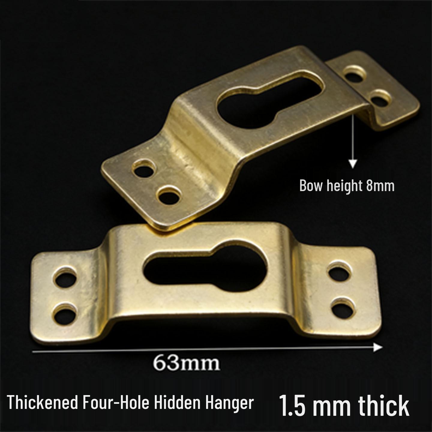 

Four-Hole Hidden Hanging Hook for Picture Frames and Art Displays