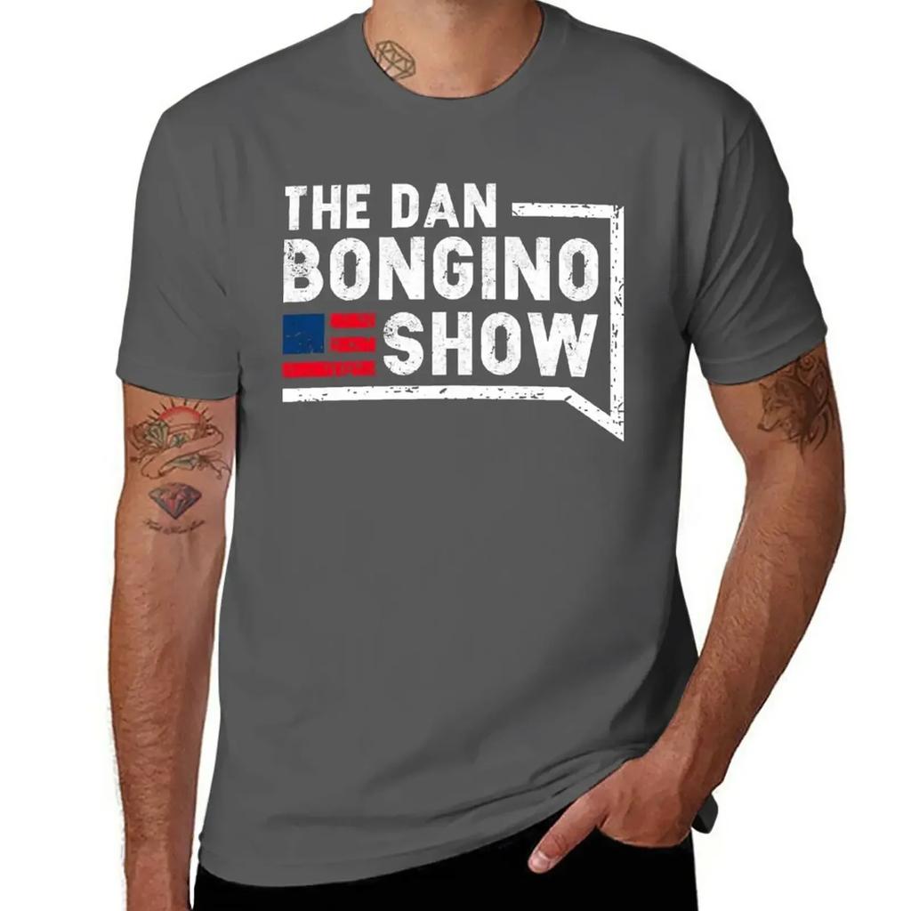 Dan Bongino For Fans T-Shirt Cute Tops Sports Fans Fruit of the Loom Mens T Shirts