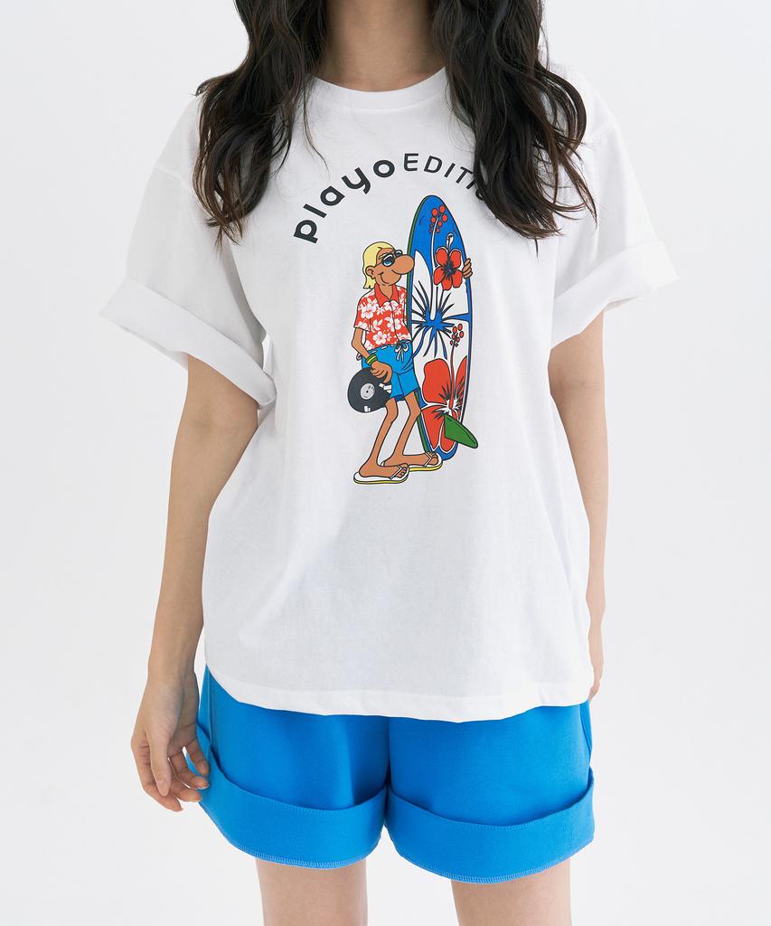 Peulleio Board T-Shirt _ Ivory