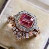 Three Heroes 2024 Trendy European & American Engagement Rings with Cubic Zirconia