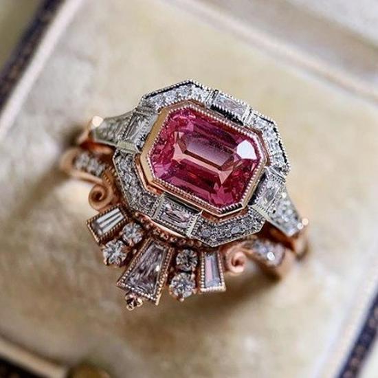 Three Heroes 2024 Trendy European & American Engagement Rings with Cubic Zirconia