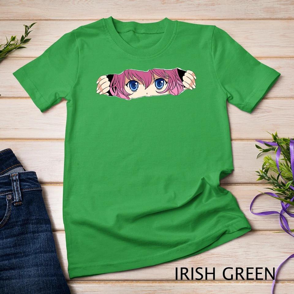 Cool Anime Eyes Anime Lover Gift print Graphic Novel T-Shirt Unisex T-shirt 4 L