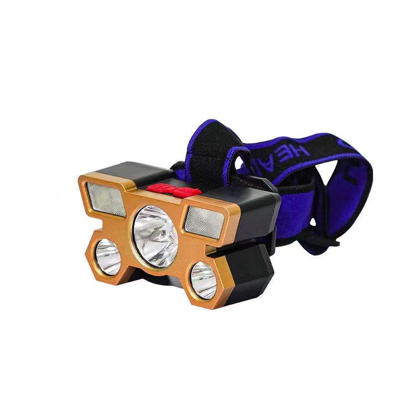 

Водонепроникний акумуляторний 5-світлодіодний налобний ліхтар для використання на відкритому повітрі – надяскравий, портативний та міцний для риболовлі