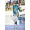 New Styles In Various Colors and Prints Modest Muslim Burkini 2-piece Set Long-sleeved Tunic and Full-length Leggings Set - Muslim Swimwear - Summer