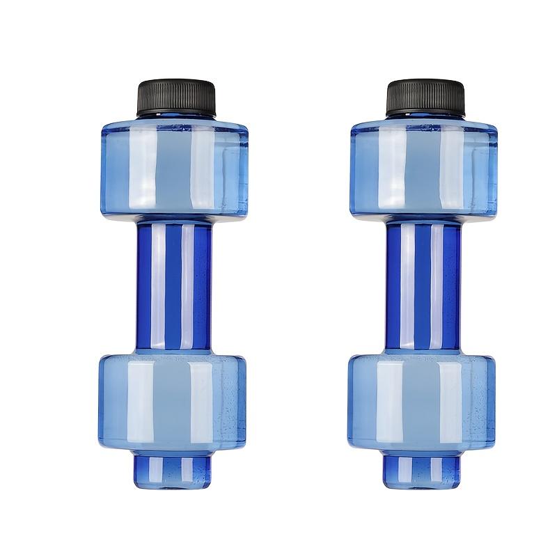 2 PIEZAS Mancuerna casera para fitness al aire libre auto-rellenable-Peso ajustable Mancuerna portátil para entrenamiento