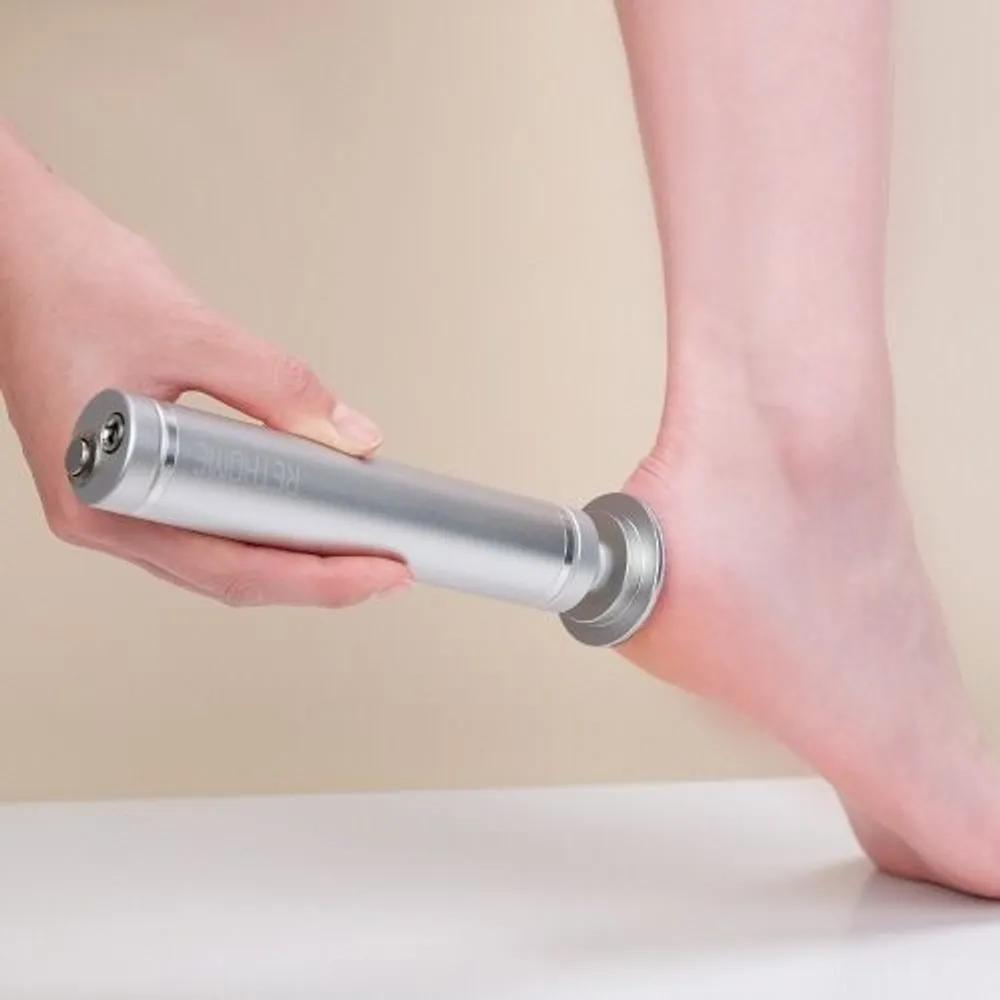 

Cordless electric foot callus remover Pediplaning removes calluses from soles and hardened heels 180 Grit Nail Pads, 60 Sheets (For Thin Cuticles)