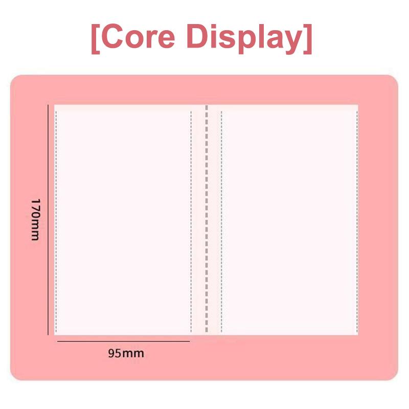 High-Appearance-Level Cash Storage Book Folder, Large-Capacity Multi-Functional Storage Book