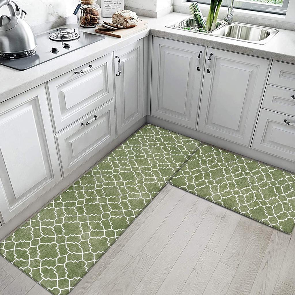 Κουζινάκια Δαπέδου από PVC, Αντιολισθητικά, Αδιάβροχα, Σκουπιζόμενα, Χωρίς Πλύσιμο, Οικιακή Είσοδος, Κουζινάκια Δαπέδου Ανθεκτικά στους Λεκέδες