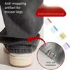10Pieces Anti Dragging Adjustable Clip Jeans Hemming Clip Suitable for Pants Not Sew Hem Portable Invisible Fit All