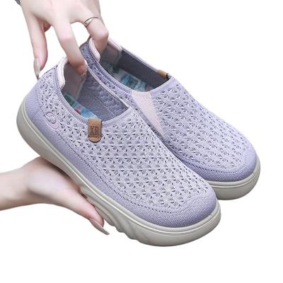 Mode Neue Damen Freizeitschuhe Weichsohle Bequem Atmungsaktiv Plateau Sportschuhe zum Gehen Frühling und Herbst Zapatos De Mujer