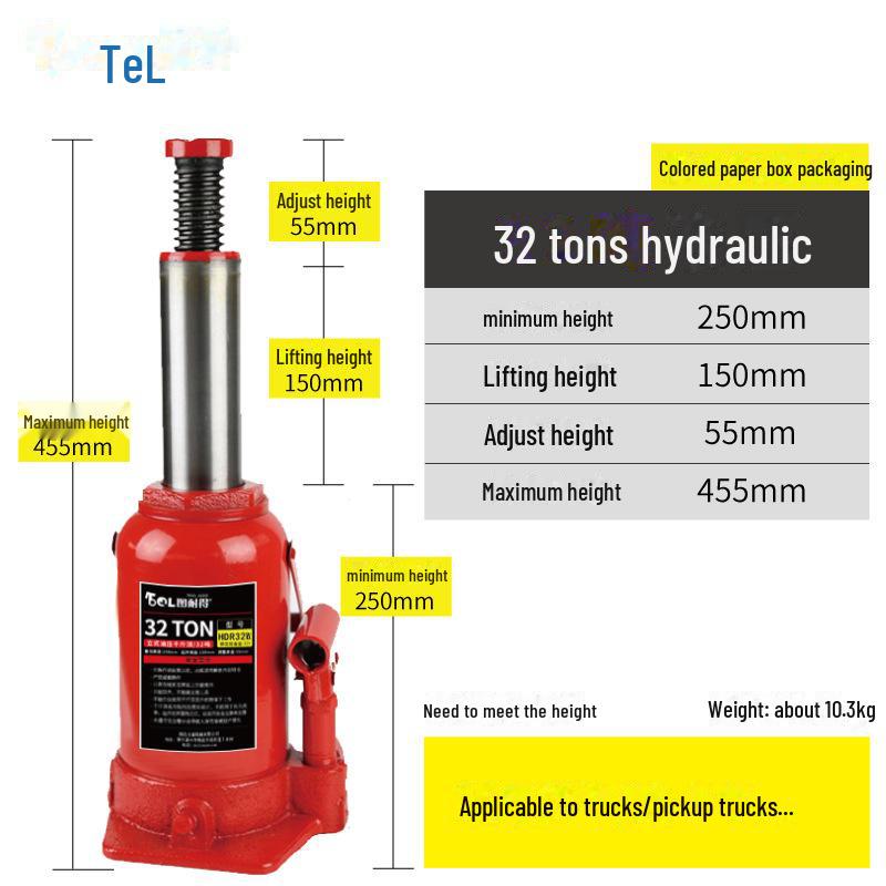 Hydraulic Car Jack for Off-Road Tire Changes (2T/3T)