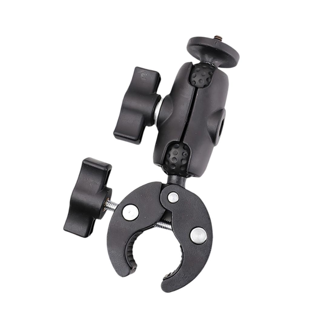 Shockproof Flexible Double Arm Bike Camera Holder for Stable Video Recording with Quick Release and Wide Compatibility