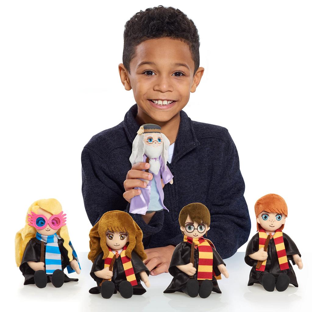 Harry Spellcasting Wizard Luna Small Plush Toy with Sound Effects Ages Just Play Potter™ 8" Lovegood™ 3+