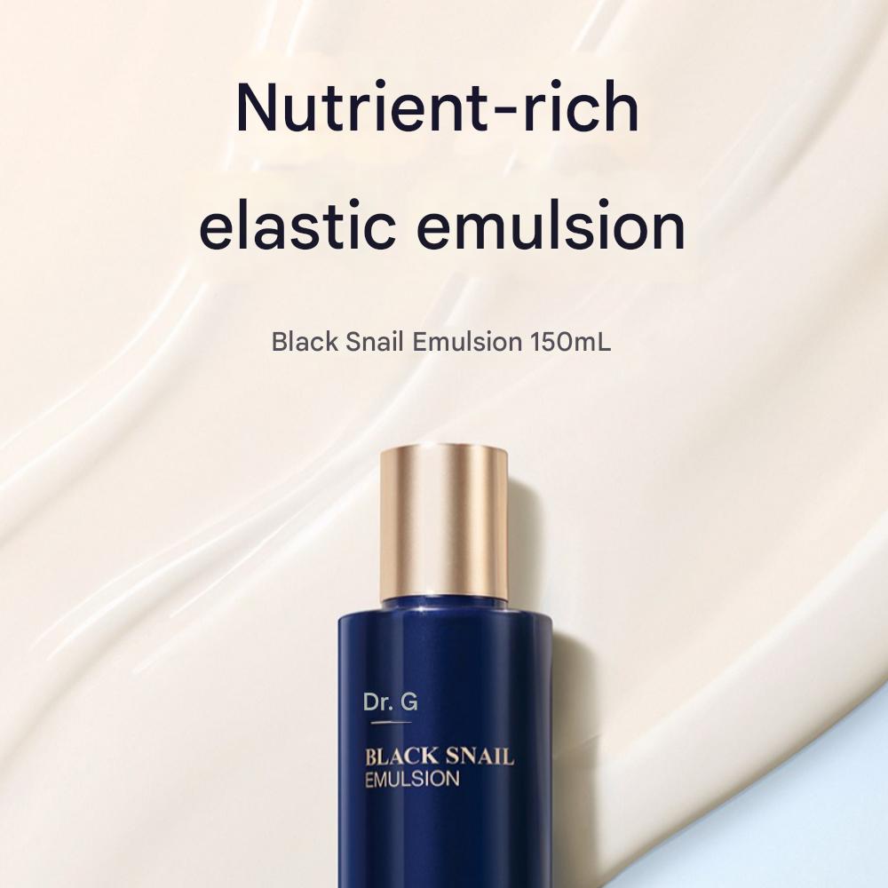 [Gift Set] Dr.G Black Snail Toner 150ml + Emulsion 150ml Special, 1 set